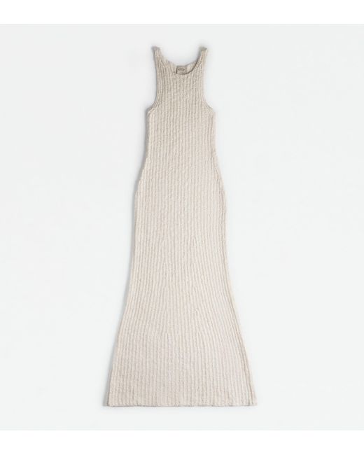 Tod's Natural Long Dress In Knit