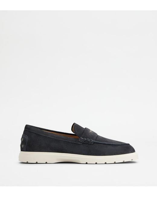 Tod's Blue Loafers for men