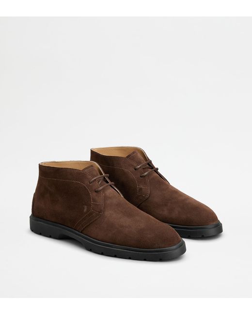 Tod's Brown Desert Boots for men