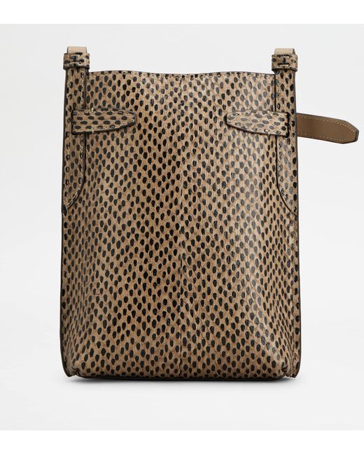 Tod's Metallic Phone Holder