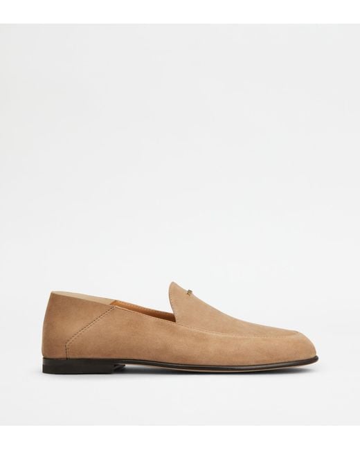 Tod's Natural Mule Loafers
