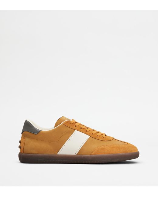 Tod's Brown Tabs Sneakers for men