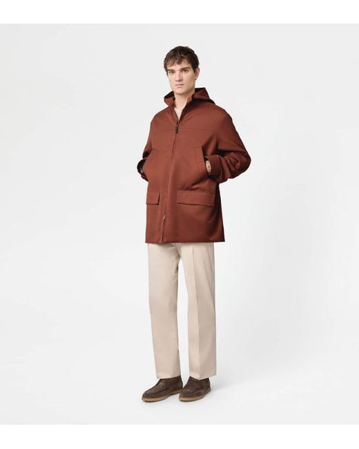 Tod's Red Short Parka for men