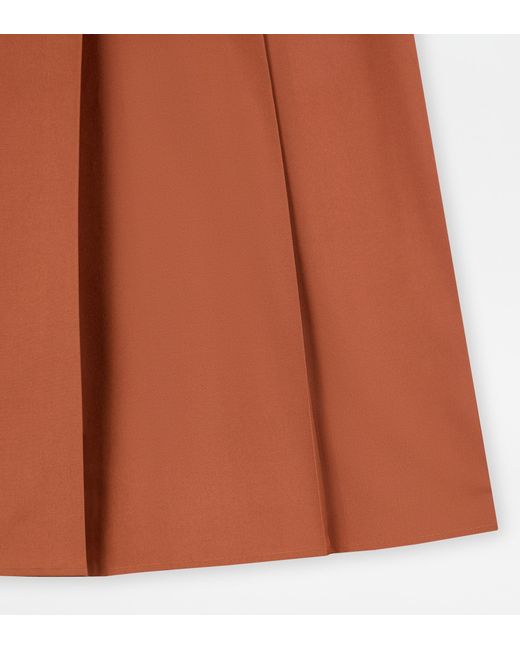 Tod's Brown Midi Skirt