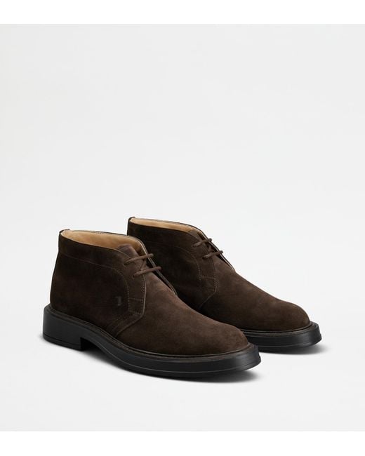 Tod's Brown Desert Boots for men