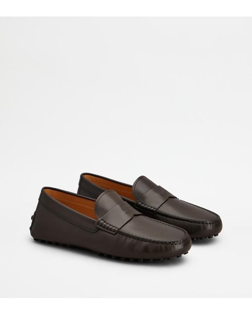 Tod's Brown Gommino Loafers for men