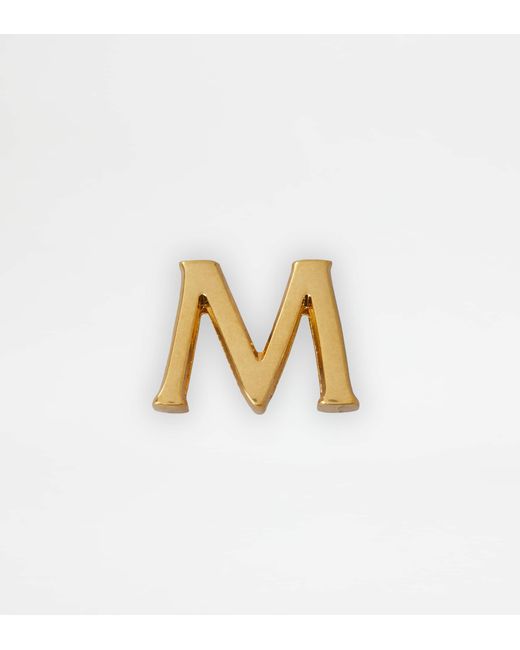Tod's White Letter M Charm