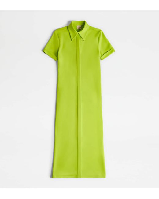 Tod's Green Long Dress