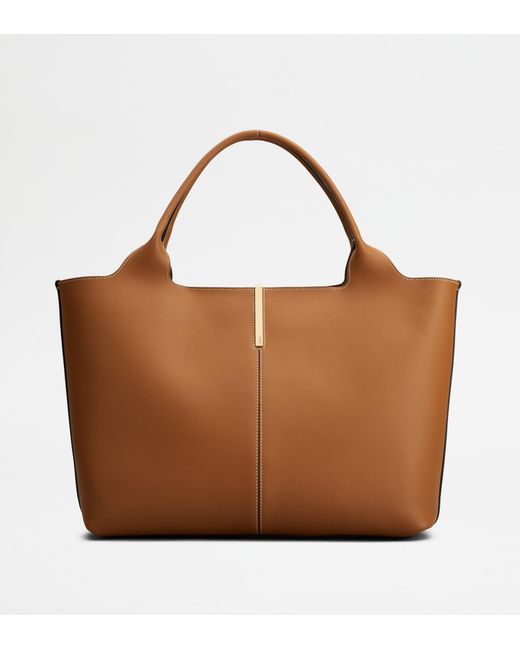 Tod's Brown Shopping Bag