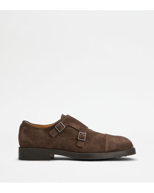 Tod's Brown Monkstraps for men