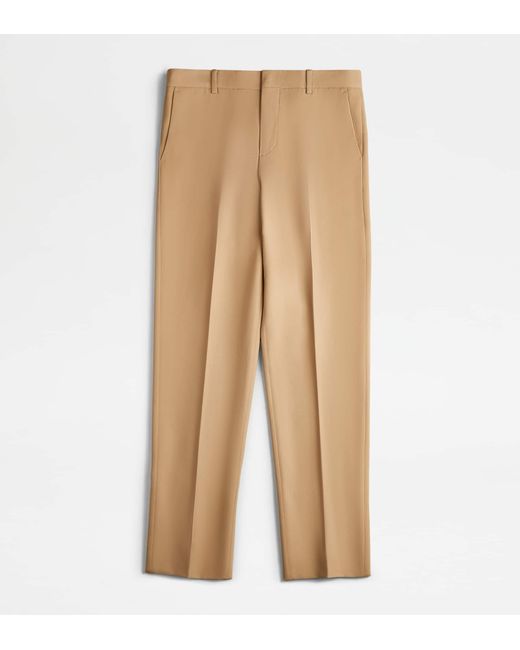 Tod's Natural Classic Trousers for men