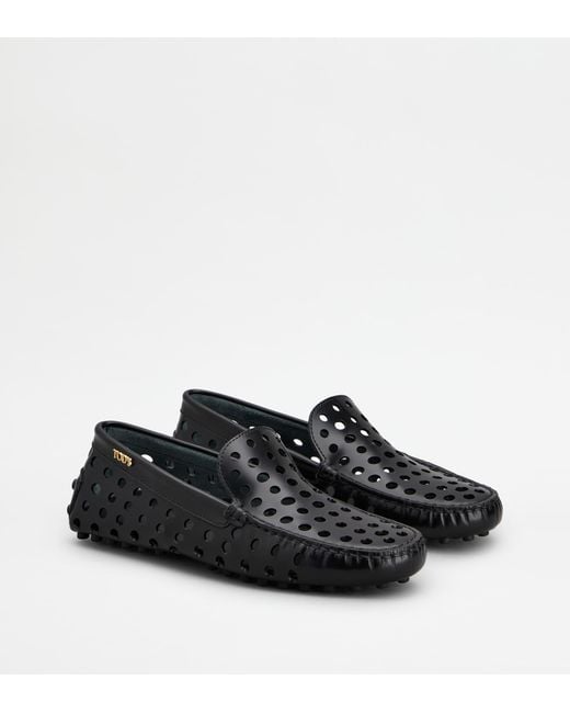 Tod's Black Gommino Loafers