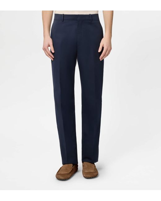 Tod's Blue Chino Trousers for men