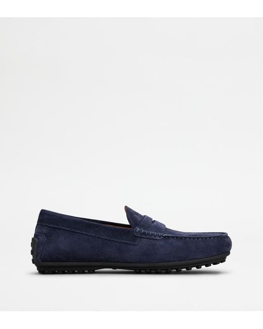 Tod's Blue City Gommino Loafers for men