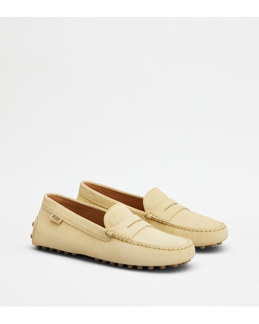 Tod's Natural Gommino Loafers