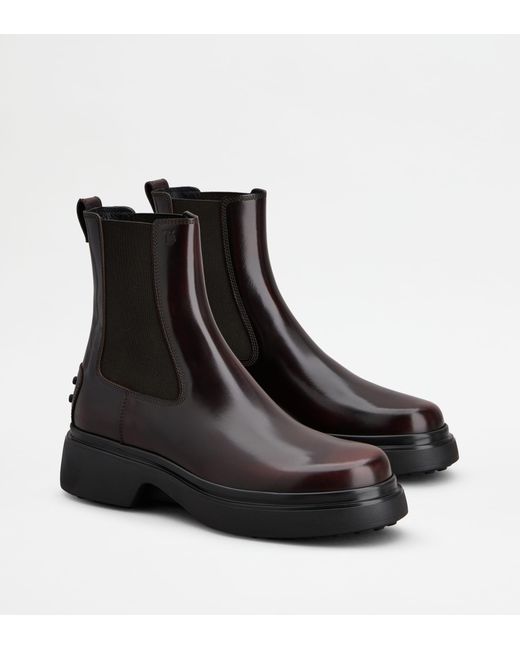 Tod's Black Chelsea Boots