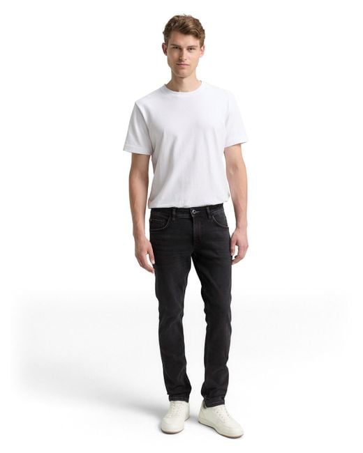 Tom Tailor TTTROY SLIM Jeans mit Stretch in Black für Herren