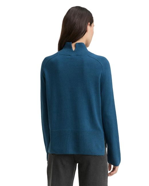 Tom Tailor Blue Strickpullover mit Stehkragen