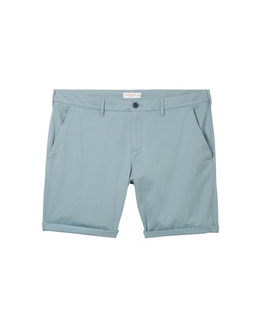Tom Tailor Plus - Chino Shorts in Blue für Herren