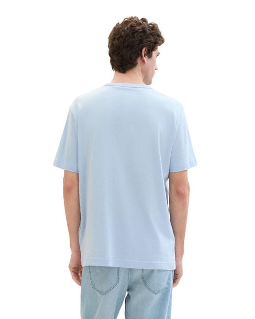 Tom Tailor T-Shirt mit Brusttasche in Blue für Herren