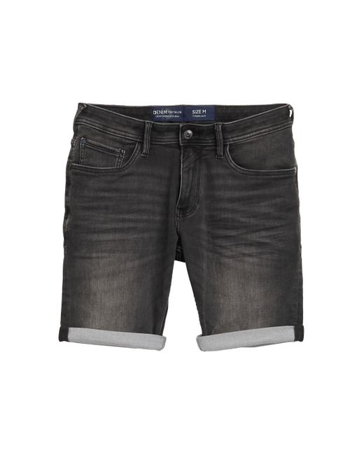 Tom Tailor DENIM TTPIERS Slim Jeans Shorts mit Superstretch in Gray für Herren
