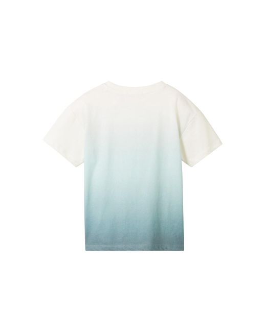 Tom Tailor Jungen Oversized T-Shirt mit Bio-Baumwolle in Blue für Herren