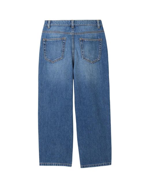Tom Tailor Jungen Baggy Jeans mit recycelter Baumwolle in Blue für Herren