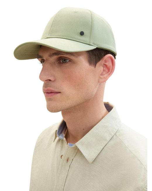 Tom Tailor Basic Cap in Green für Herren