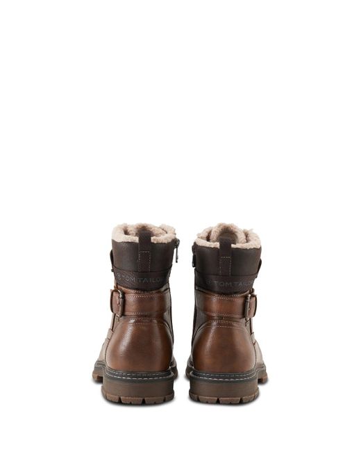 Tom Tailor Wasserdichte Stiefeletten mit Fütterung in Brown für Herren