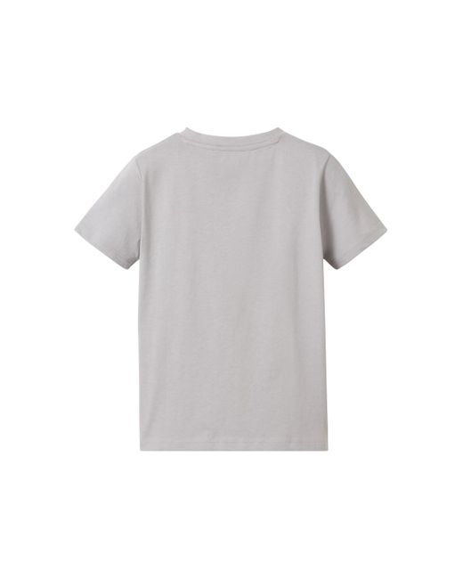 Tom Tailor Jungen T-Shirt mit Print in Gray für Herren