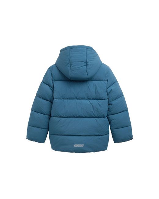 Tom Tailor Jungen Pufferjacke mit abnehmbarer Kapuze in Blue für Herren