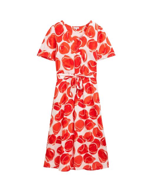 Tom Tailor Damen Sommer Kleid Druckkleid Mit Muster Produktbild-Vorschau 2