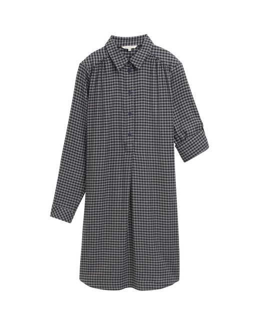 Tom Tailor Gray Flanellkleid mit Karomuster