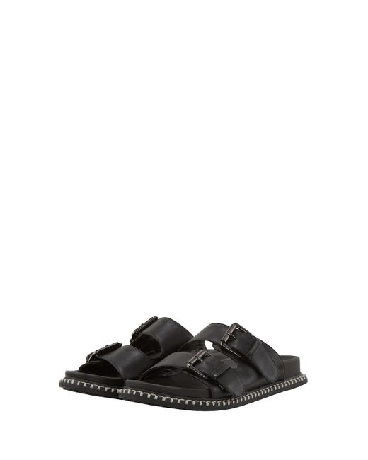 Tom Tailor Black Flache Sandalen mit Verschluss-Schnallen