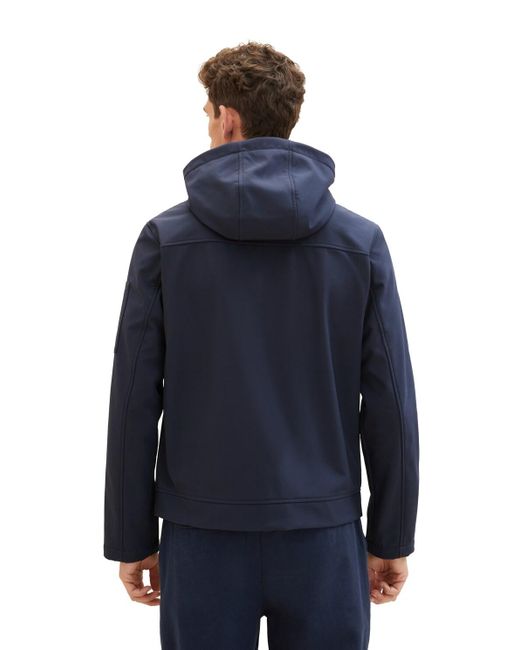 Tom Tailor Softshell Jacke in Blau für Herren | Lyst DE