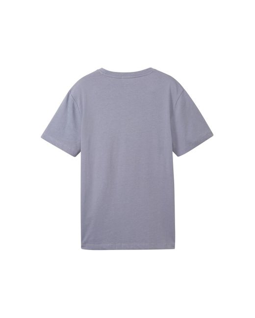 Tom Tailor Jungen T-Shirt mit Bio-Baumwolle in Blue für Herren