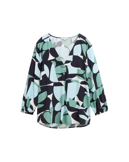 Tom Tailor Green Bluse mit Muster