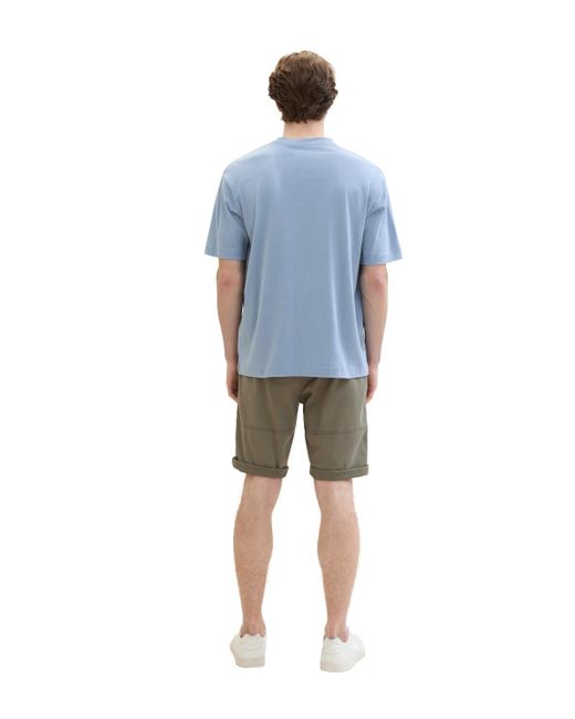 Tom Tailor Shorts mit Utility Details in Green für Herren