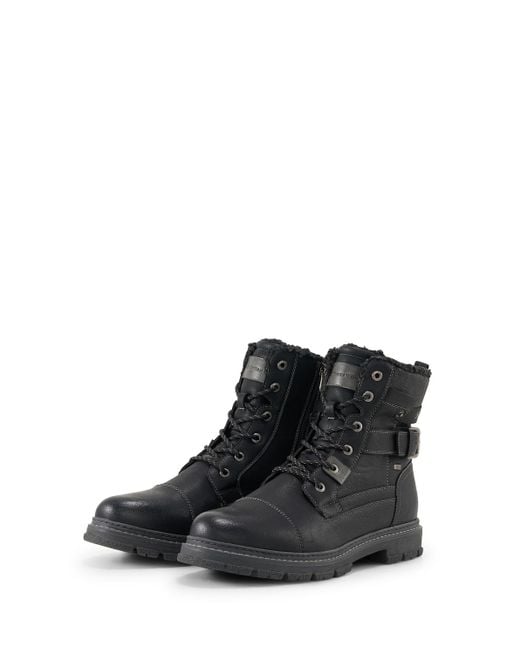 Tom Tailor Wasserdichte Stiefeletten mit Fütterung in Black für Herren