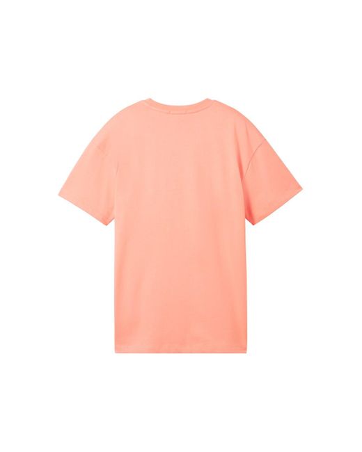 Tom Tailor Jungen Oversize T-Shirt in Pink für Herren