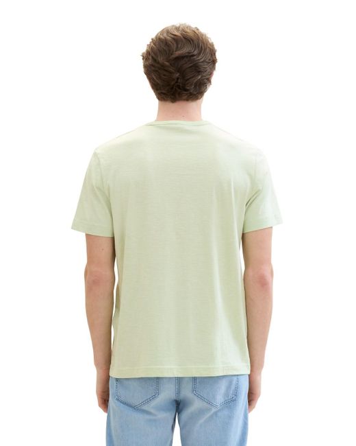 Tom Tailor T-Shirt mit Brusttasche in Green für Herren