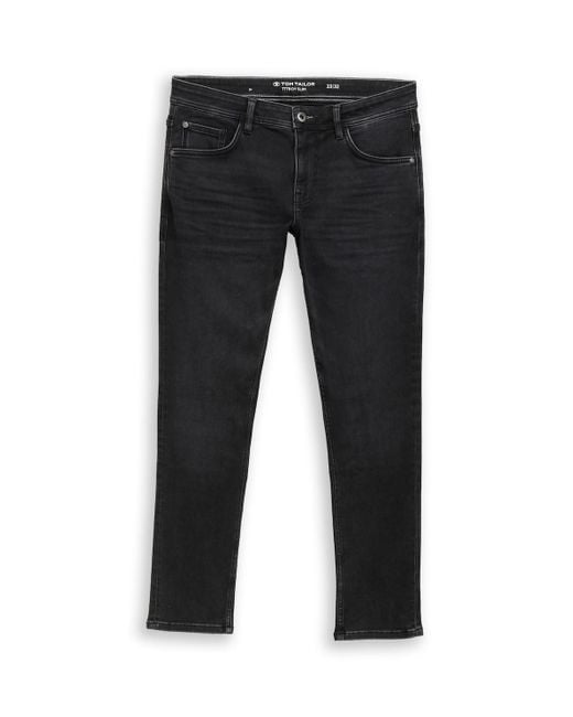 Tom Tailor TTTROY SLIM Jeans mit Stretch in Black für Herren