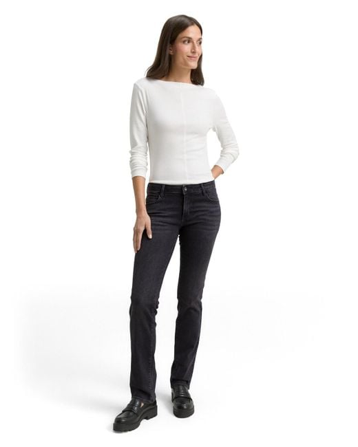 Tom Tailor Gray TTLIVA STRAIGHT Jeans