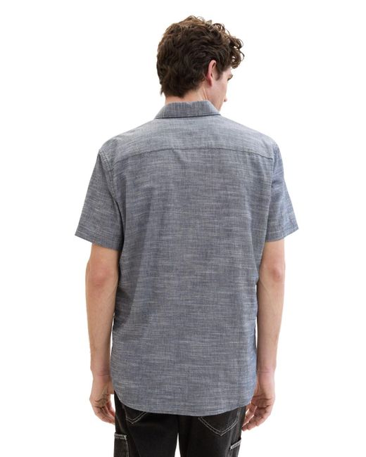 Tom Tailor DENIM Hemd aus Baumwolle in Gray für Herren