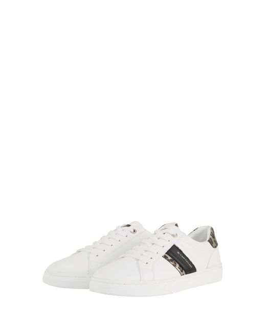 Tom Tailor White Sneaker mit Glanz-Details