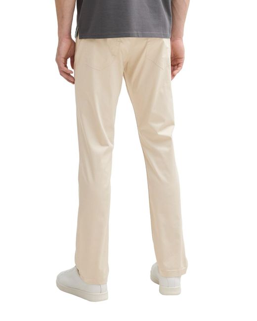 Tom Tailor TTJOSH Regular Slim Ultralight Hose in Natural für Herren