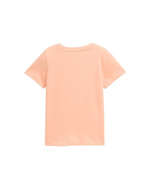 Tom Tailor Pink Mädchen T-Shirt mit Glitzer-Print