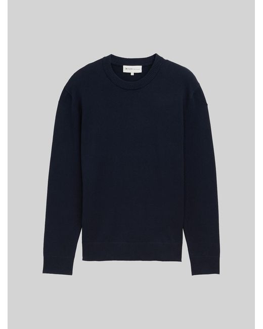 Tom Tailor DENIM Basic Strickpullover aus Baumwolle in Gray für Herren
