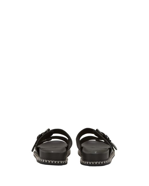 Tom Tailor Black Flache Sandalen mit Verschluss-Schnallen