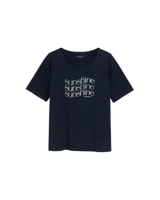 Tom Tailor Blue Plus Size - T-Shirt mit Print